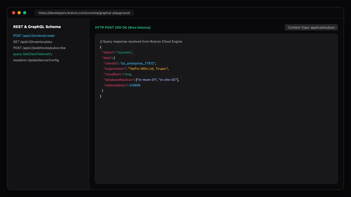Technology stack application preview